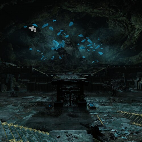 The main chamber in the Deluge of Deceit Skyrim mod
